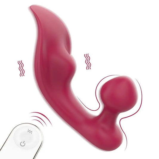 Chomper Couples Vibrator With Remote Control Fizzglow