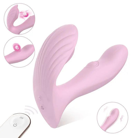 Clitoral G Spot Wearable Vibrator With Remote Control S-Hand