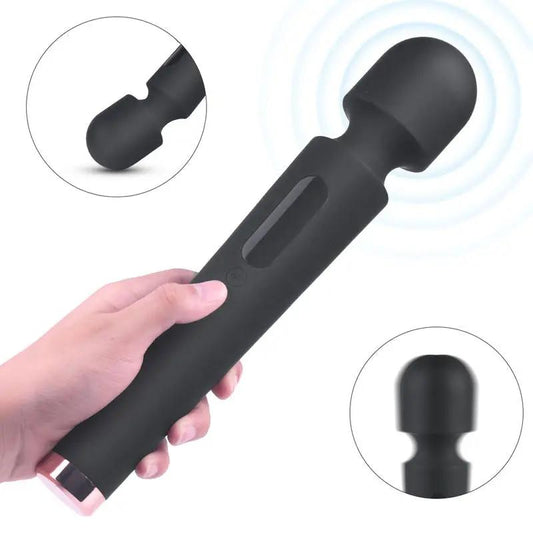 Pelo Rechargeable Wand Massager Fizzglow