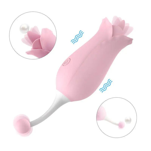 Rose Clit G-Spot Stimulator Fizzglow