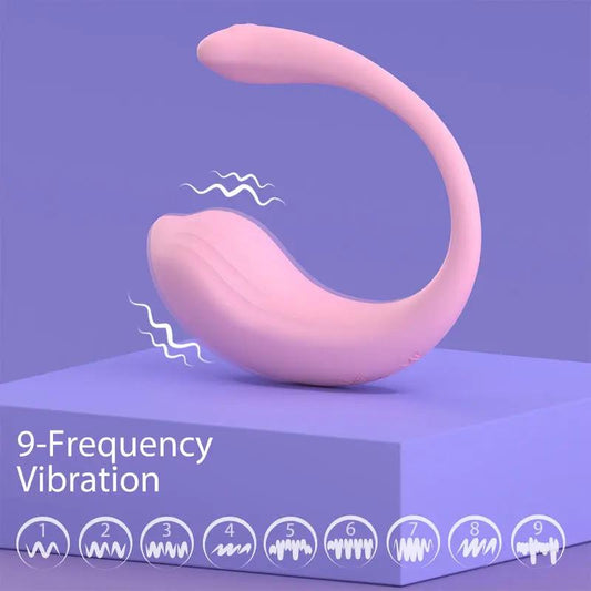 Whale Mini Wearable Vibrator With Remote Control Fizzglow
