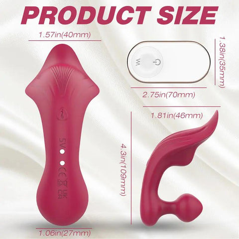 Chomper Couples Vibrator With Remote Control  Fizzglow