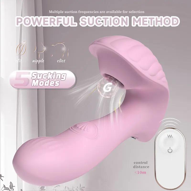 Clitoral G Spot Wearable Vibrator With Remote Control  Fizzglow