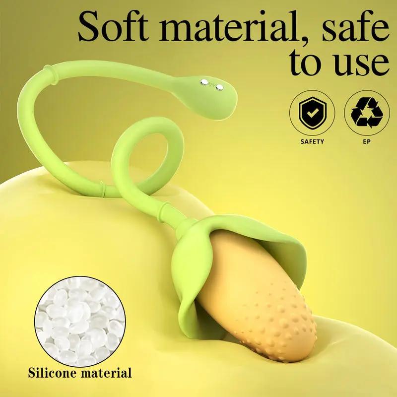 Corn Clit G-Spot Pulsing Vibrator  Fizzglow