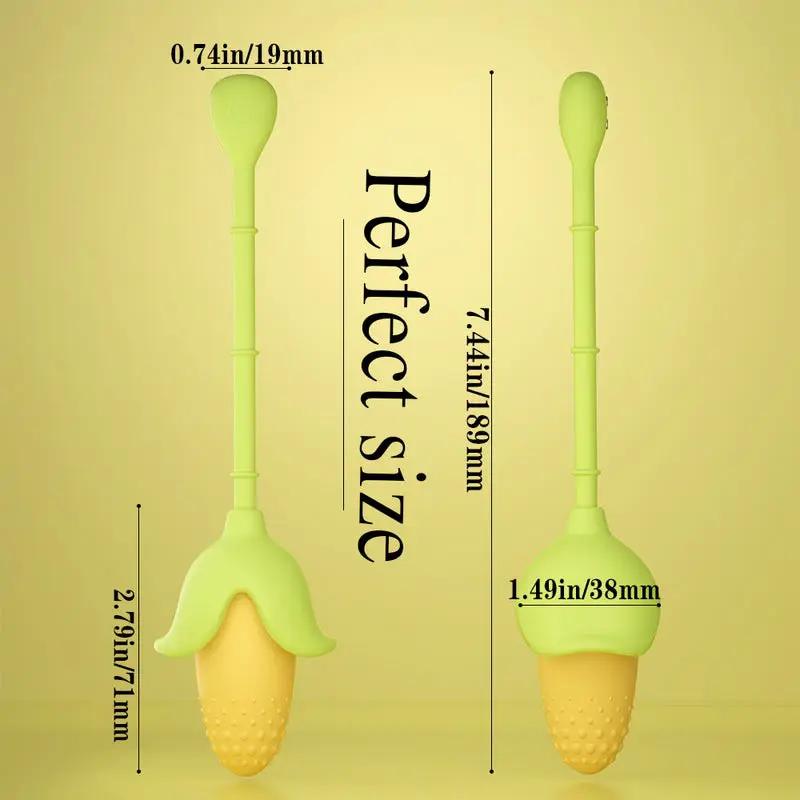 Corn Clit G-Spot Pulsing Vibrator  Fizzglow