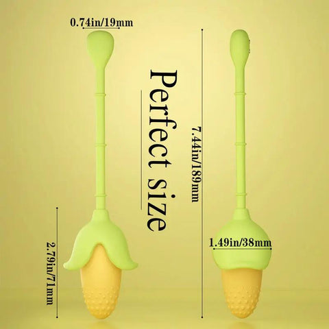 Corn Clit G-Spot Pulsing Vibrator  Fizzglow
