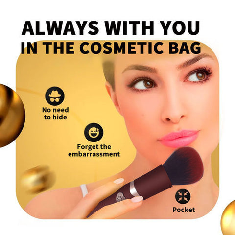 Makeup Brush Clitoral Stimulator Vibrator