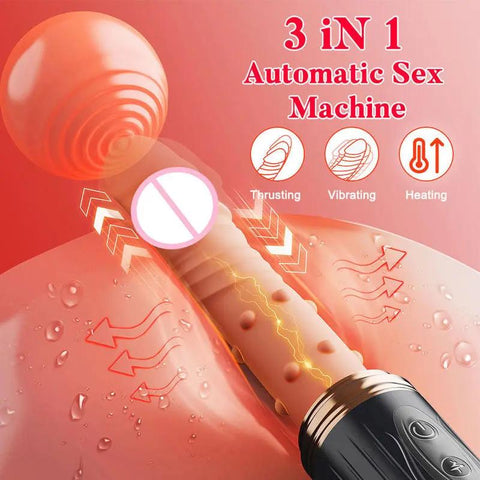 Fun-game Heating Thruster Vibe with remote control  Fizzglow