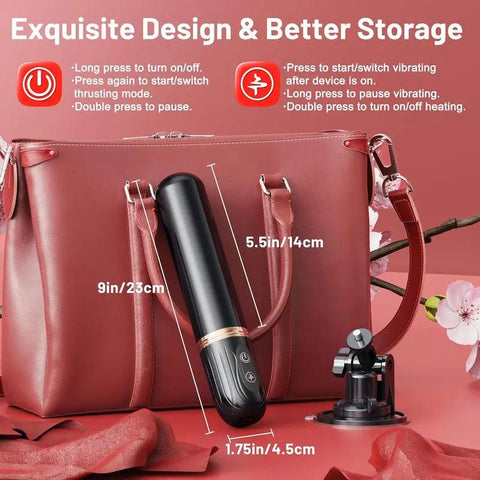 Fun-game Heating Thruster Vibe with remote control  Fizzglow