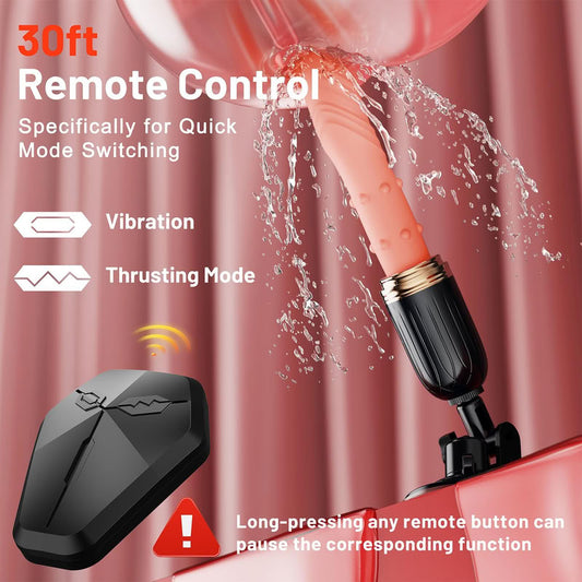 Fun-game Heating Thruster Vibe with remote control