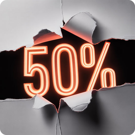 shop 50% off