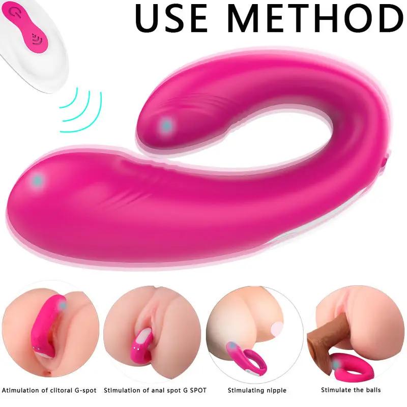 HeartSweetie Dual Vibrator With Remote Control  Fizzglow