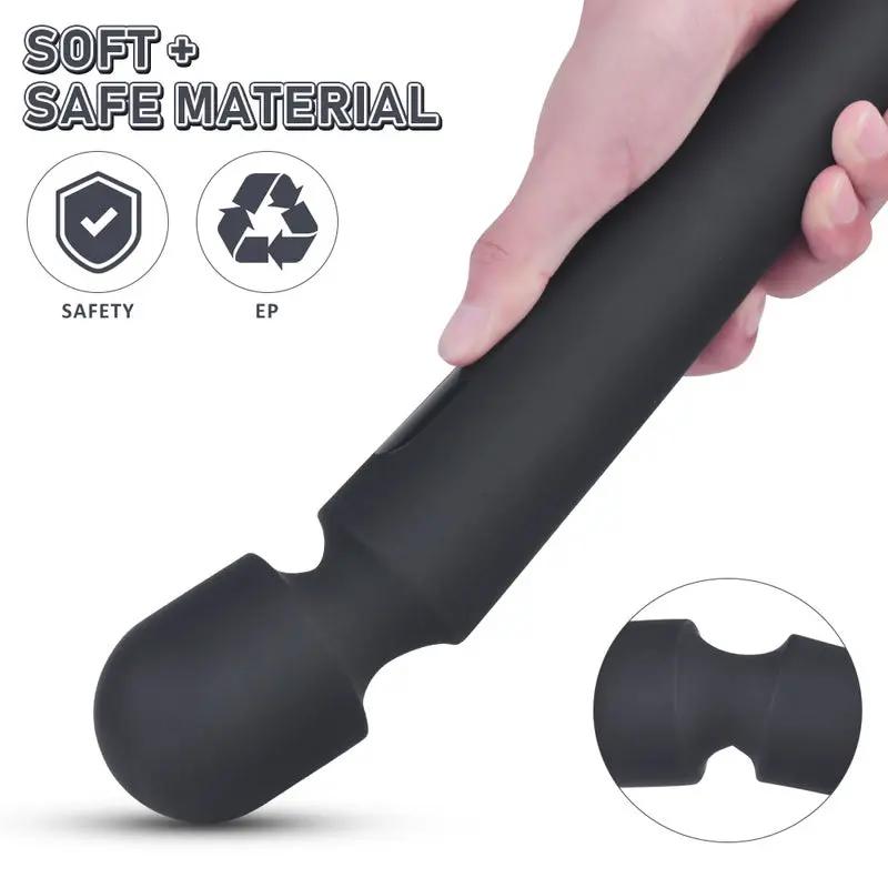 Pelo Rechargeable Wand Massager  Fizzglow