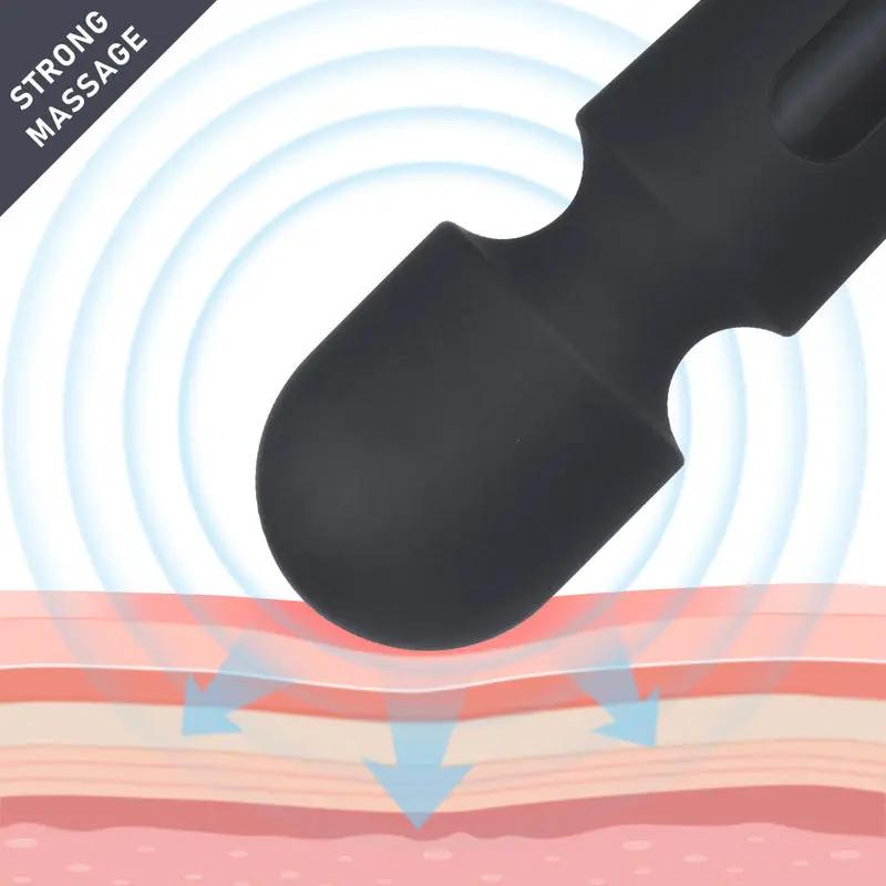 Pelo Rechargeable Wand Massager  Fizzglow