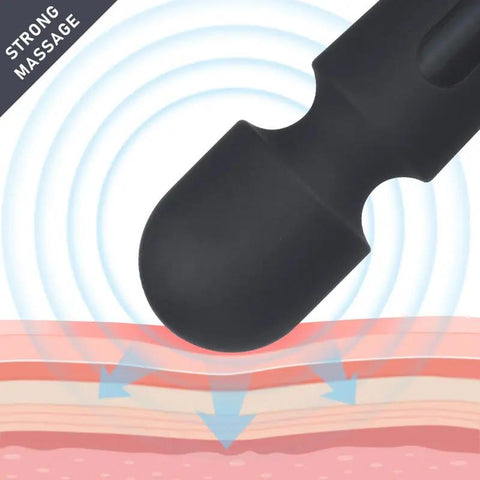 Pelo Rechargeable Wand Massager  Fizzglow