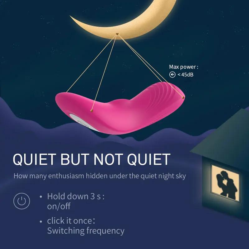 Rechargeable Vibrating Panty With Remote Control  Fizzglow