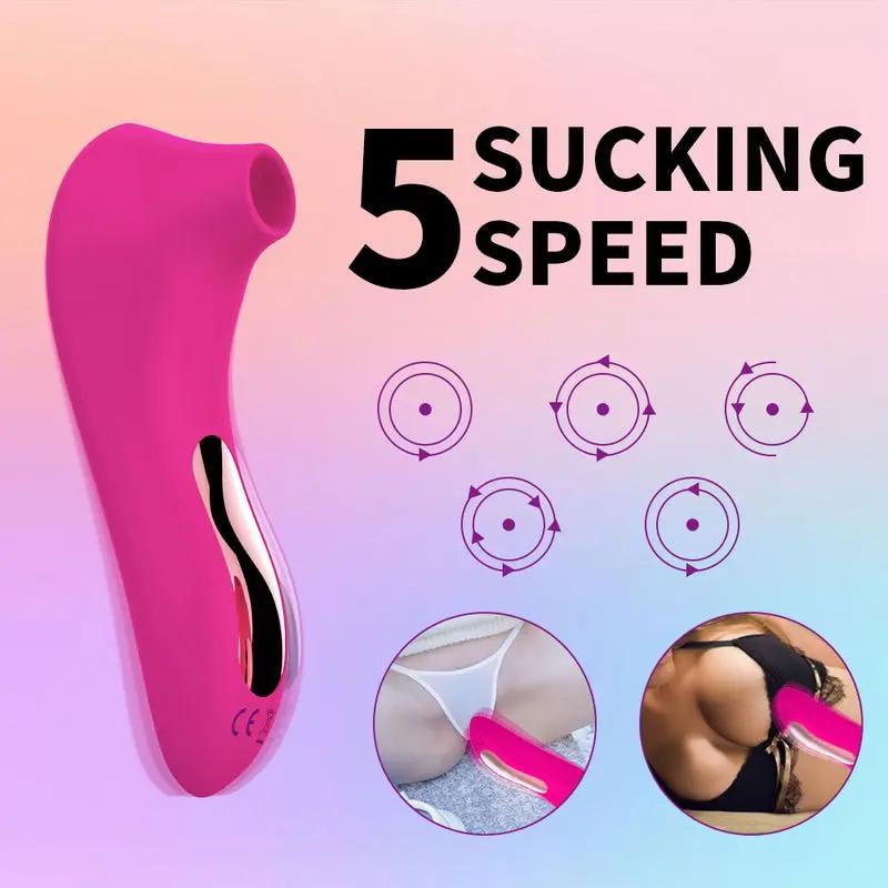 Sav100 Rechargeable Clit Suction Stimulator  Fizzglow