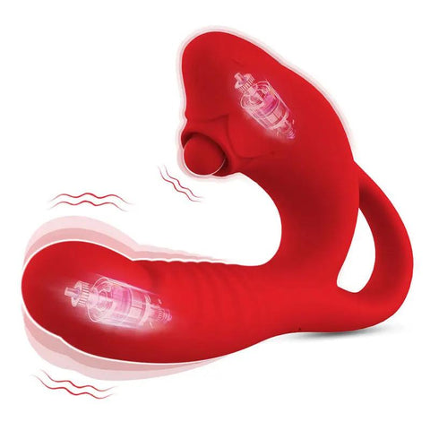 Thumping and Thrusting Dual Stimulating Rabbit  Fizzglow