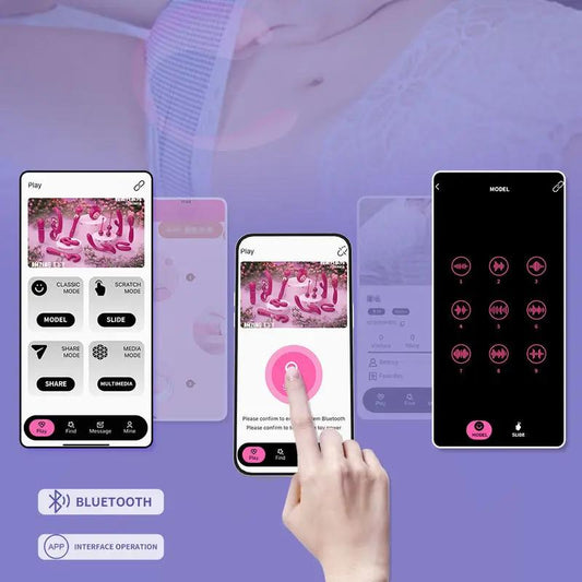 Whale Mini Bluetooth Wearable Vibrator With Remote Control  Fizzglow