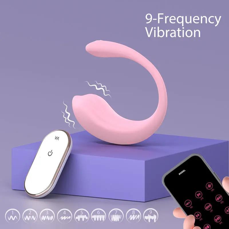 Whale Mini Bluetooth Wearable Vibrator With Remote Control  Fizzglow
