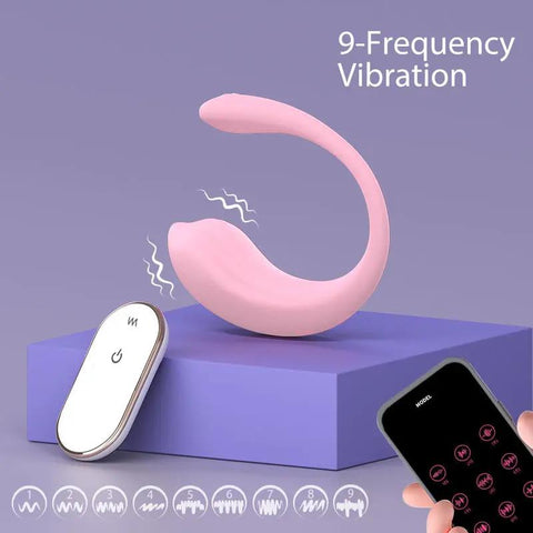 Whale Mini Bluetooth Wearable Vibrator With Remote Control  Fizzglow