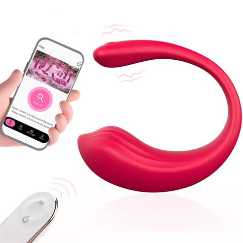 Whale Mini Bluetooth Wearable Vibrator With Remote Control  Fizzglow