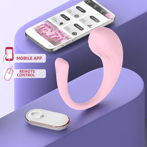 Whale Mini Bluetooth Wearable Vibrator With Remote Control
